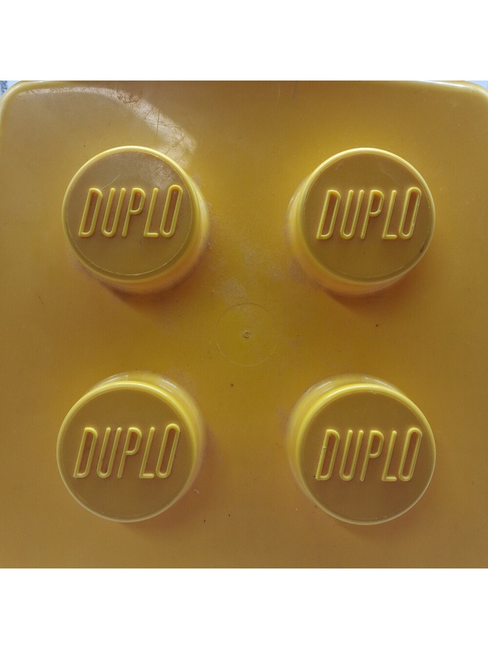 LEGO DUPLO Yellow Storage Carry Case Bin w/ 74 Assorted Building Blocks Bricks - Picture 3 of 4